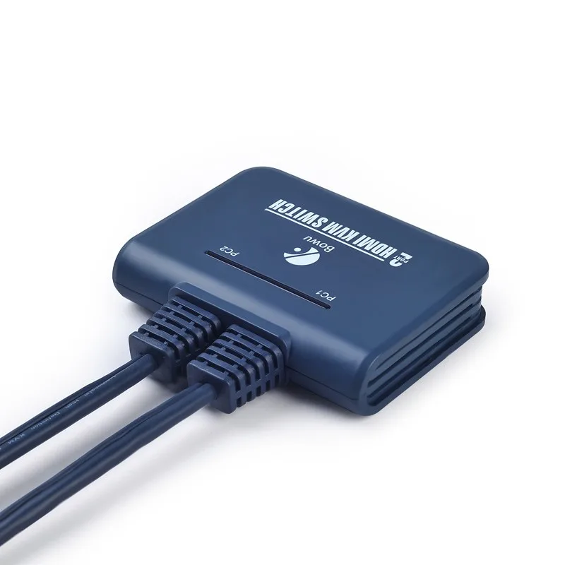 HDMI KVM Switch 2 Port With Cable for Dual Monitor USB Keyboard Mouse HDMI switch Support desktop controller 