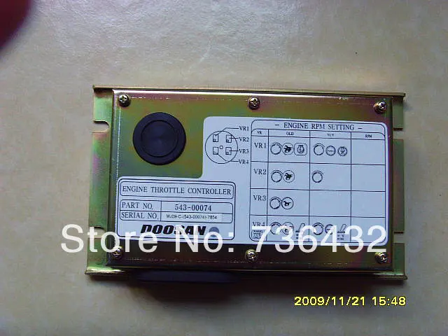 US $178.00 Fast Free Shipping Daewoo 220 5 Throttle Driver Board Doosan Excavator Controller 54300074 Digging Machine Pc Board