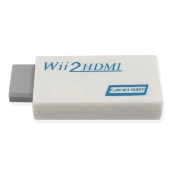 

Wii to hdmi Converter Adapter, wii to hdmi1080p 720p Connector Output Video & 3.5mm Audio - Supports All for Wii Display Modes