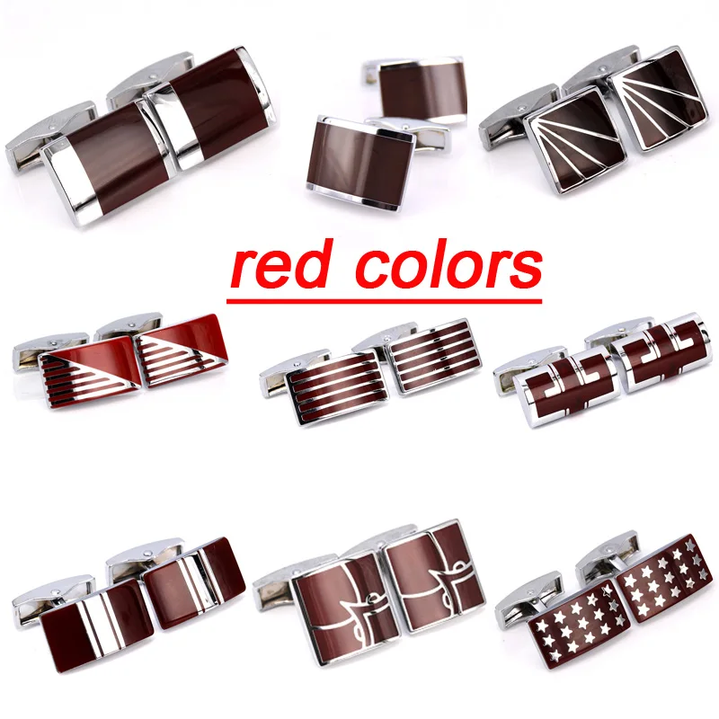Бесплатная доставка красные модные классические запонки WN новинка из