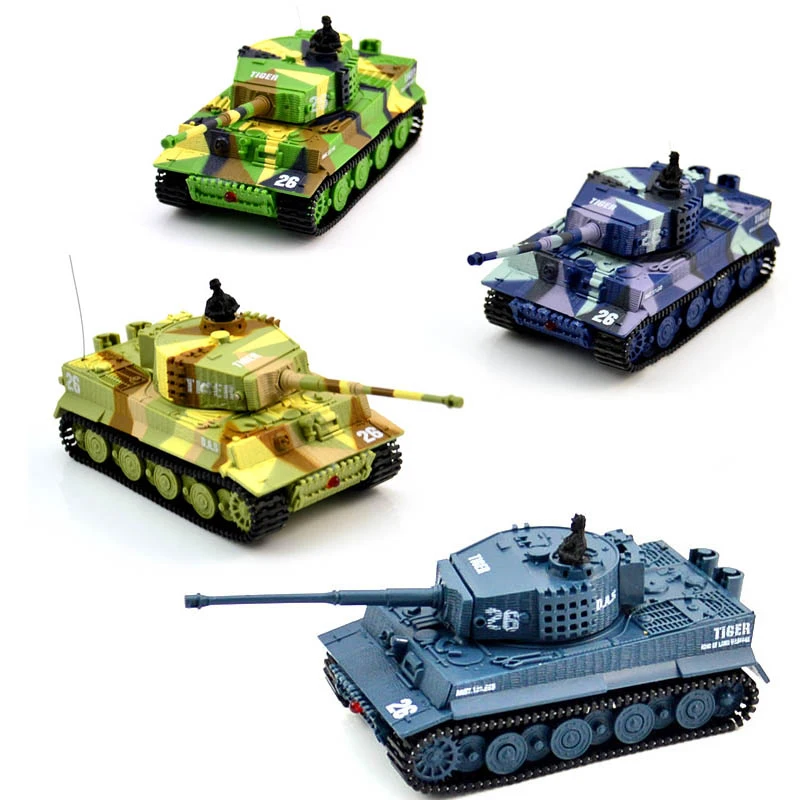 1: 72 RC мини-танк Германия Тигр битва 1/72 высокая имитация с дистанционным радиоуправлением Panzer бронированный автомобиль детские электронные игрушки