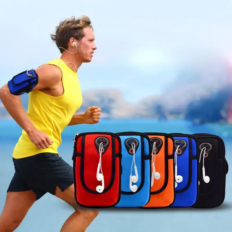Outdoor Running Sporting Arm Bag Waterproof Fabric Universal Running