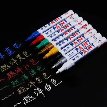 

Waterproof Permanent Pen Car Tyre Tire Tread CD Paint Markers Permanent Marker Pen Graffiti Oily Marker Pen Non-Toxic r10