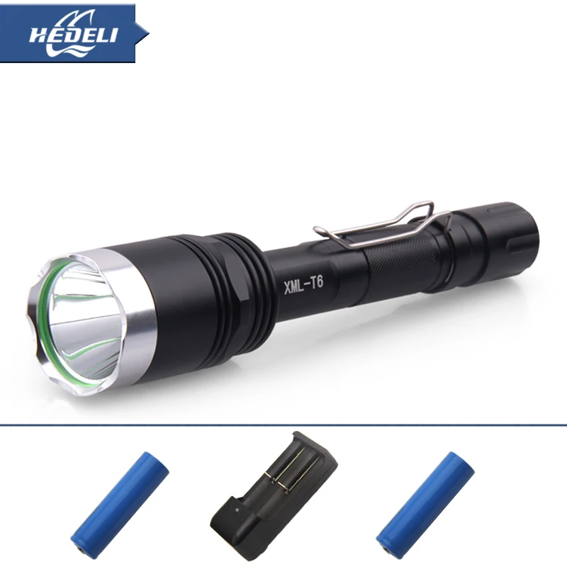 

2019 Time-limited Rushed Led Flashlight Cree Flashlight Led T6 Lumen Super Hight Light Lamp 18650 Rechargeable Lanterna Torch