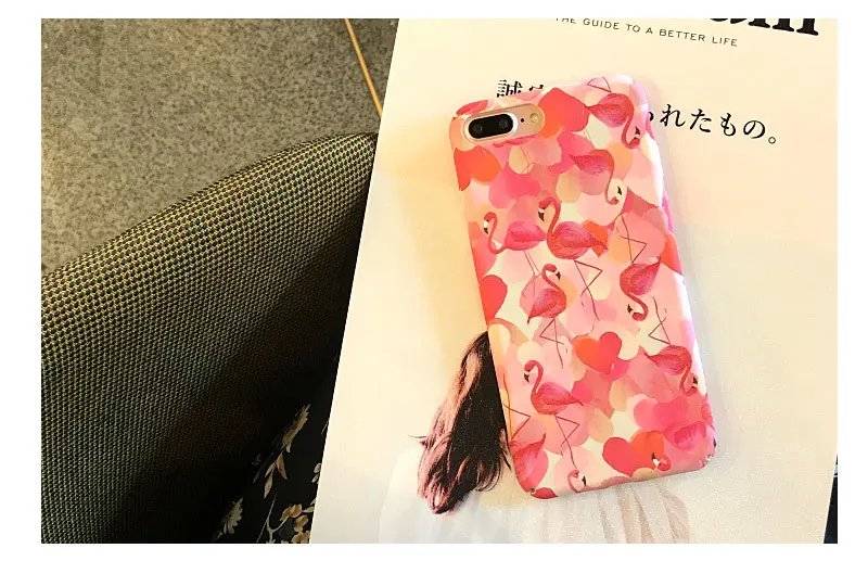 Flamingo Luxury Case For iPhone 8 8plus 7 7 Plus Cases Clear Phone Case For iphone 6 s 6s Plus X XR XS Max Cases Cover Coque Bag (12)