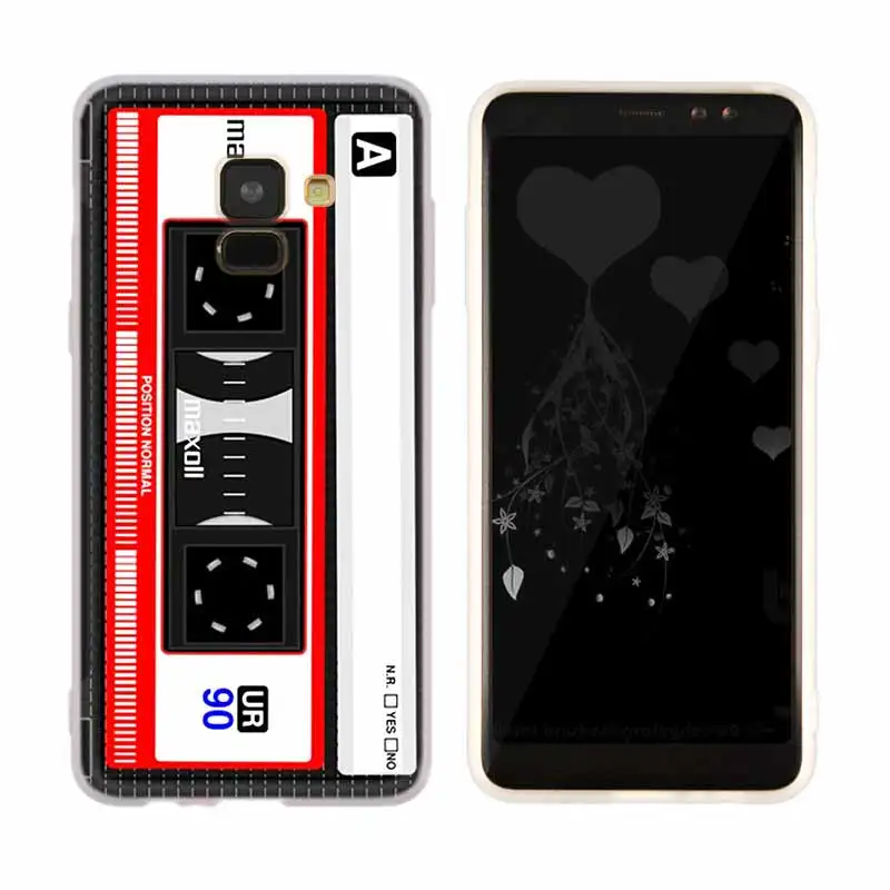 Ретро кассеты для samsung Galaxy A10/A30/A40/A50/A70 A9 A8 A6 a7 A3 A5 ТПУ чехол мягкое сиденье автомобиля - Цвет: a9