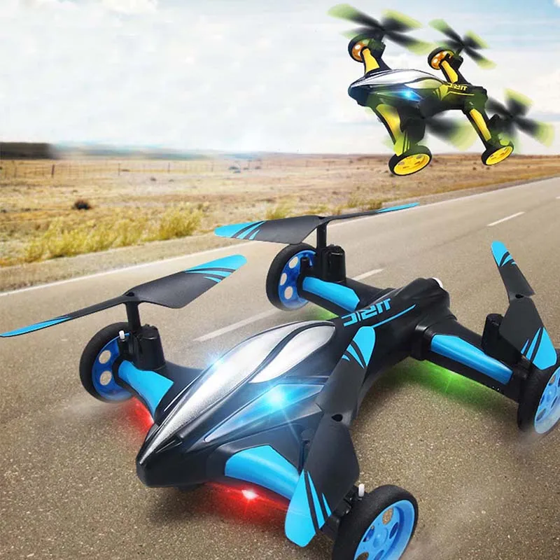 

Multi-function Remote Control Helicopter Air Ground Double Modes Aircraft Hover Quadrotor Model Remote Control Car Plane Toys