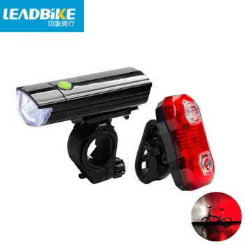 

Road Bicycle Headlights Taillights Set Flashlight Night Bike LED Warning Lights MTB Road Cycling Accessories Front Lamp