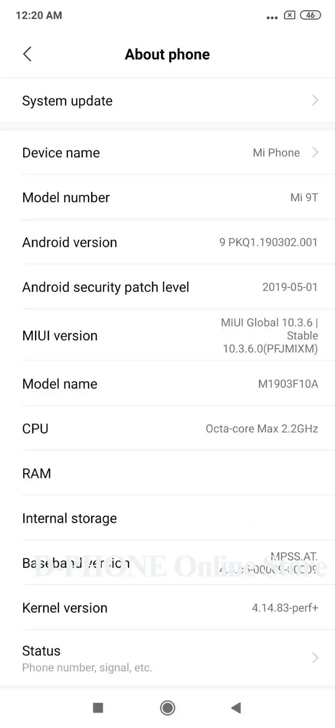 Global Rom Xiaomi Redmi K20 8 GB 256GB Snapdragon 730 Octa Core 4000 mAh Pop-up cámara frontal 48MP cámara AMOLED 6,39 \