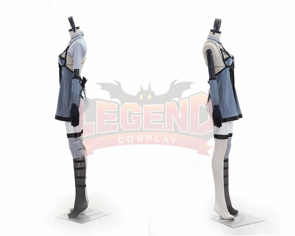 NieR Automata 2B Costume DLC 2017 New Version - YoRHa No. 2 Type B Cosplay Costume Full Set image 3