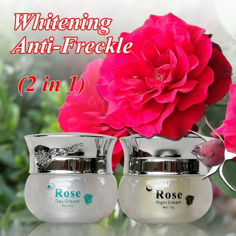 

25g Rose Face Cream Whitening Moisturizing Lighten Blemish Anti-Aging Anti-Wrinkle Cream Skin Care
