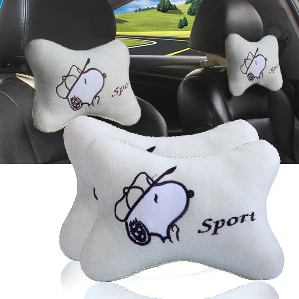 

Nice Cute Patterns Comfortable Car Chair Use Massage Rest Pillow Tired Driving Head Neck Rest Pad