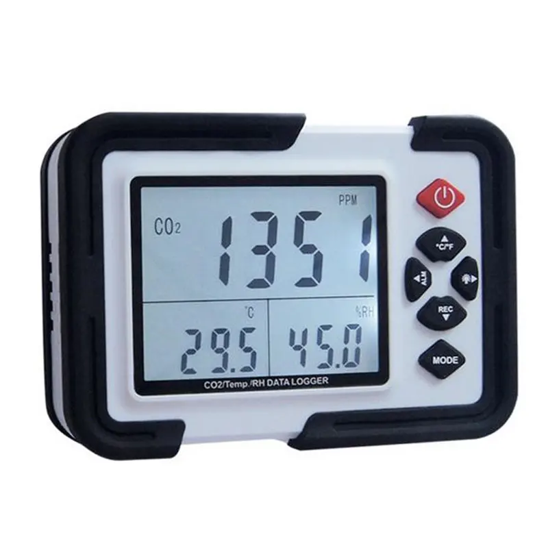 

CO2 Carbon Dioxide Air Temperature Humidity Data Logger Meter Monitor LCD/PC