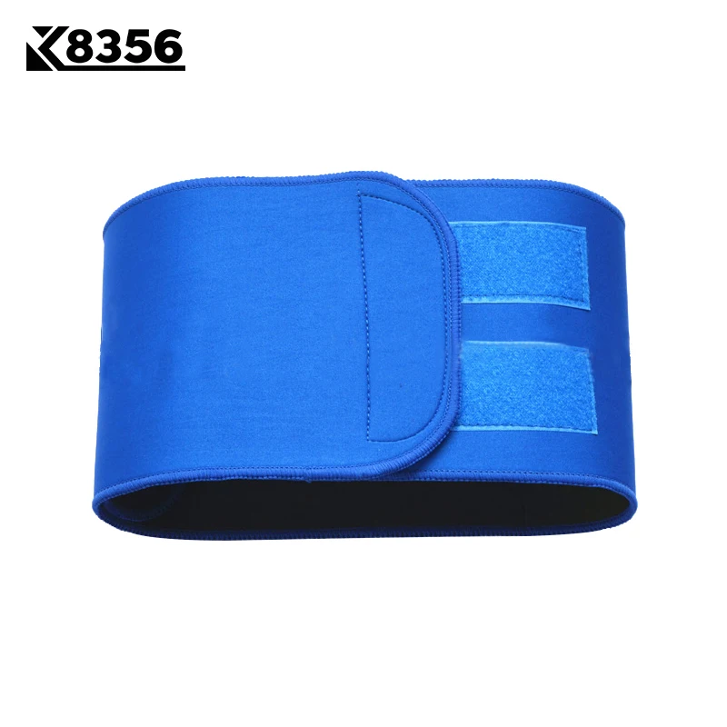 

K8356 Breathable Nylon Waist Support Running Fitness Sports Safety Sweat Absorption Lumbar Support Belt Protective Gear Blue