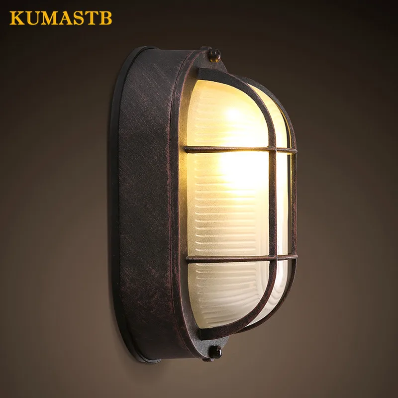 País americano Iluminación restaurante dormitorio iluminación pasillo escaleras lámpara industrial vintage loft pequeña lámpara de techo de cristal
