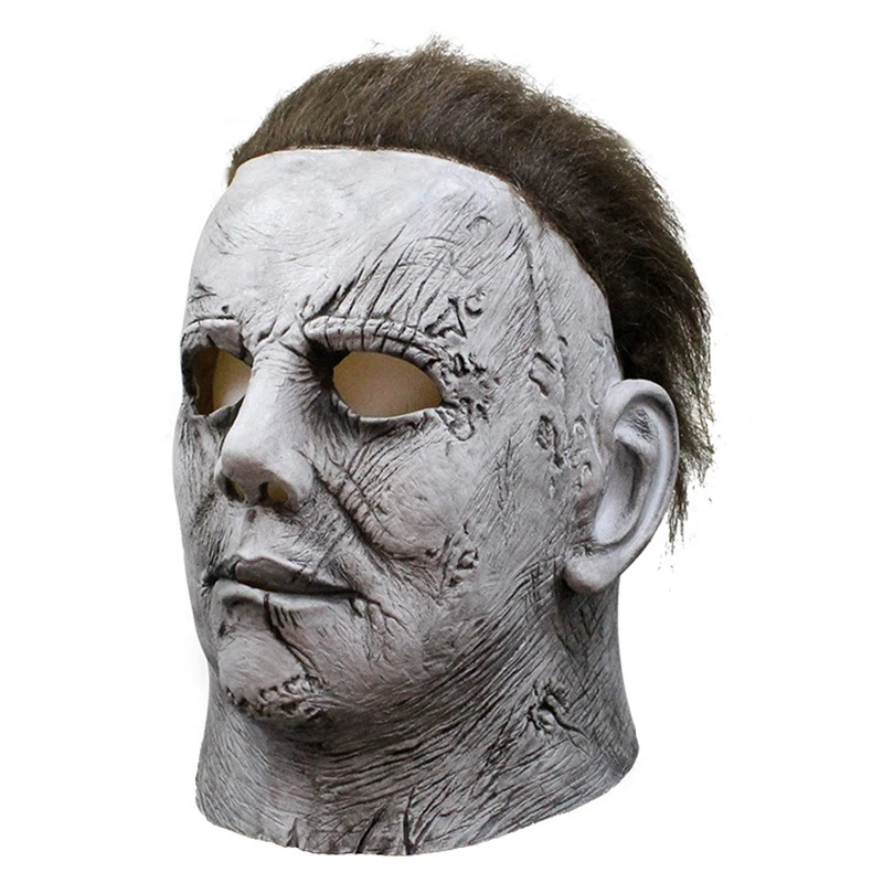 Реалистичная маска для косплея Майкла Майерса из фильма «l», латексная маска на все лицо, костюм для Хэллоуина, маскарадный костюм, забавный реквизит для мероприятий