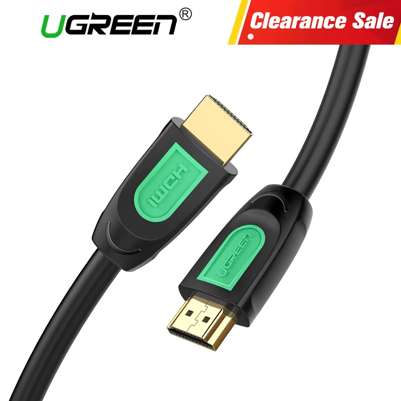 Ugreen HDMI Cable 3D 4K 1080P HDMI to HDMI 5m 10m 3m 2m 1m 3D 4K HDMI 2.0 for Projector LCD TV PS3 Laptop Computer Cable