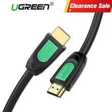 Ugreen HDMI Cable 3D 4K 1080P HDMI to HDMI 5m 10m 3m 2m 1m 3D 4K HDMI 2.0 for Projector LCD TV PS3 Laptop Computer Cable