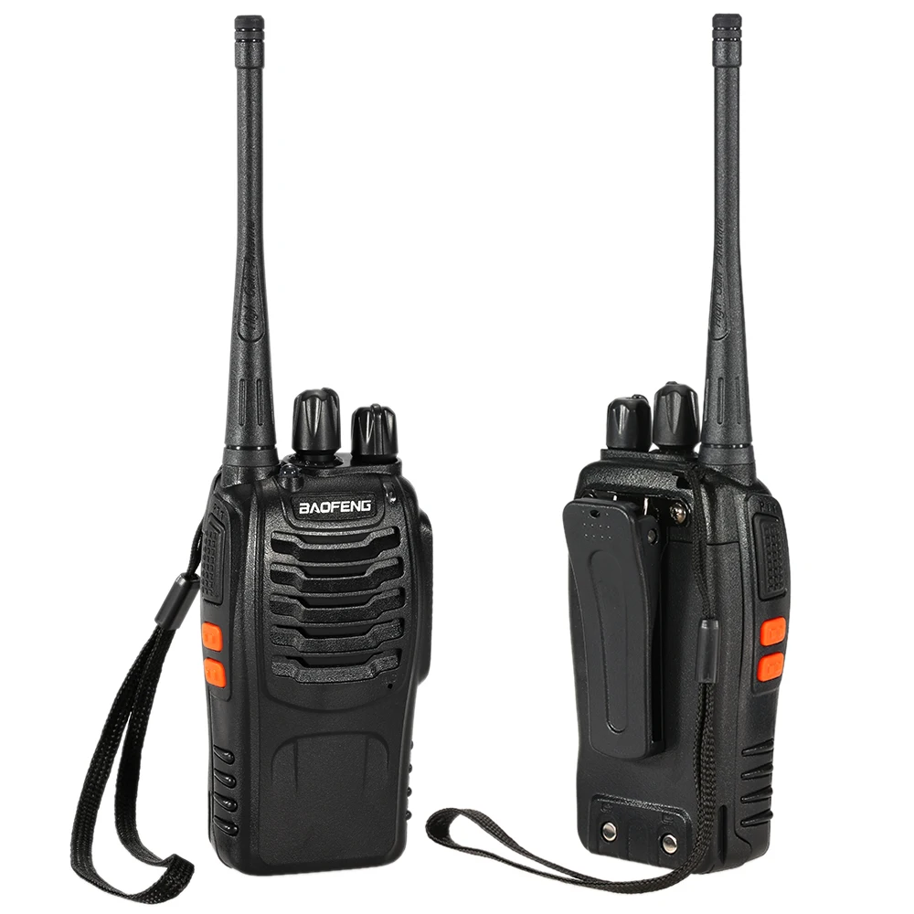 2 шт. 16CH FM UHF 400-470 МГц радио-антенна приемопередатчик 2-полосное радио портативное устройство для переговоров на большие расстояния 4200 мАч фонарик