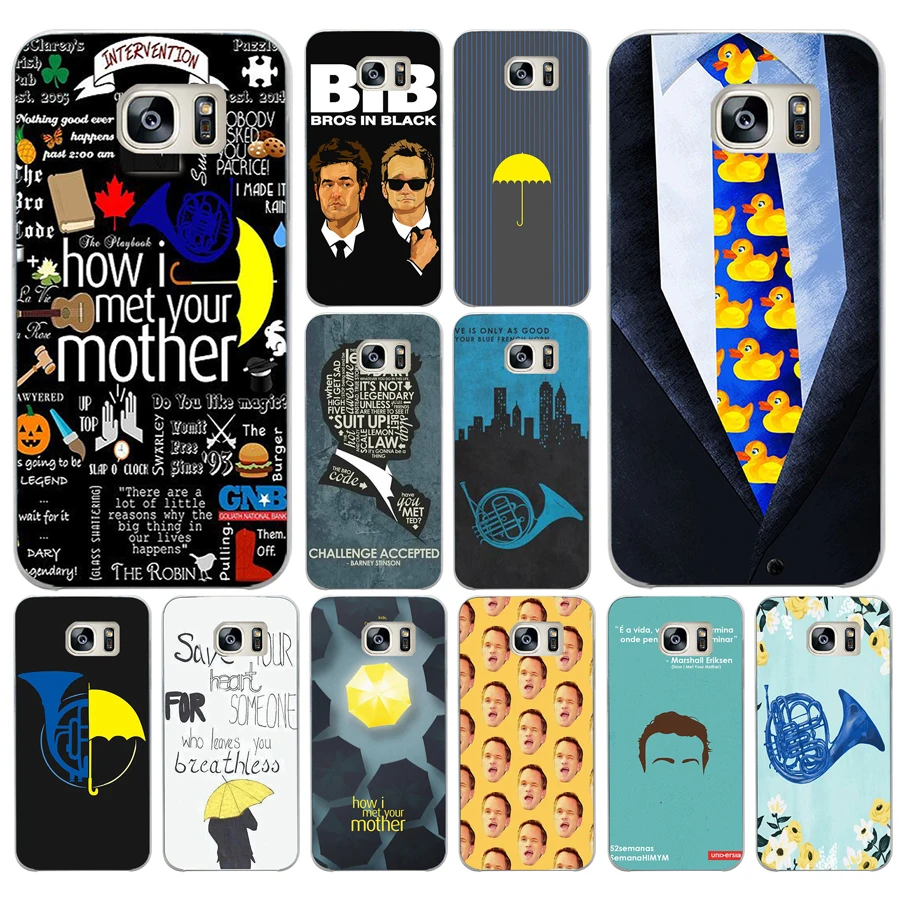 121DD how i met your mother himym quotes Hard Transparent Cover Case for Samsung Galaxy S4