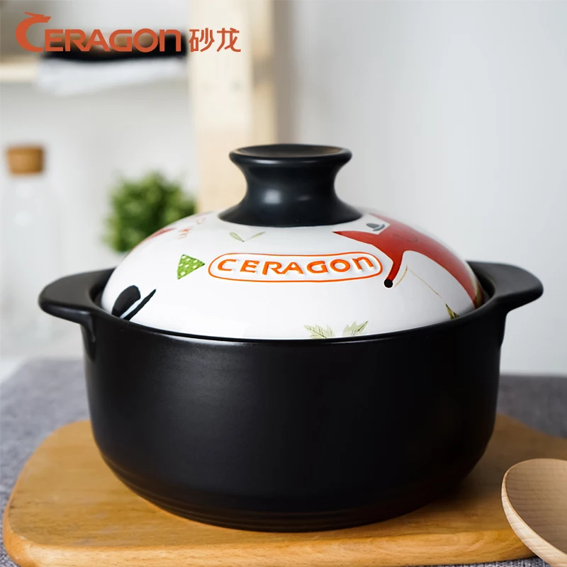 Песочный суп керамический горшок суп Дракон керамический котелок для тушения горшок каменный суп при высокой температуре Guonai