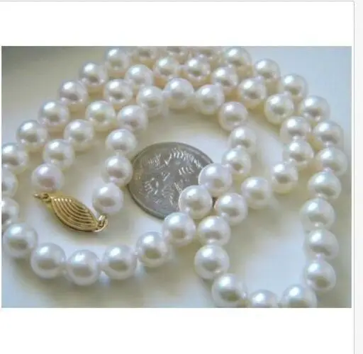 

classic 20"9-10MM NATURAL SOUTH SEA WHITE PEARL NECKLACE 14K