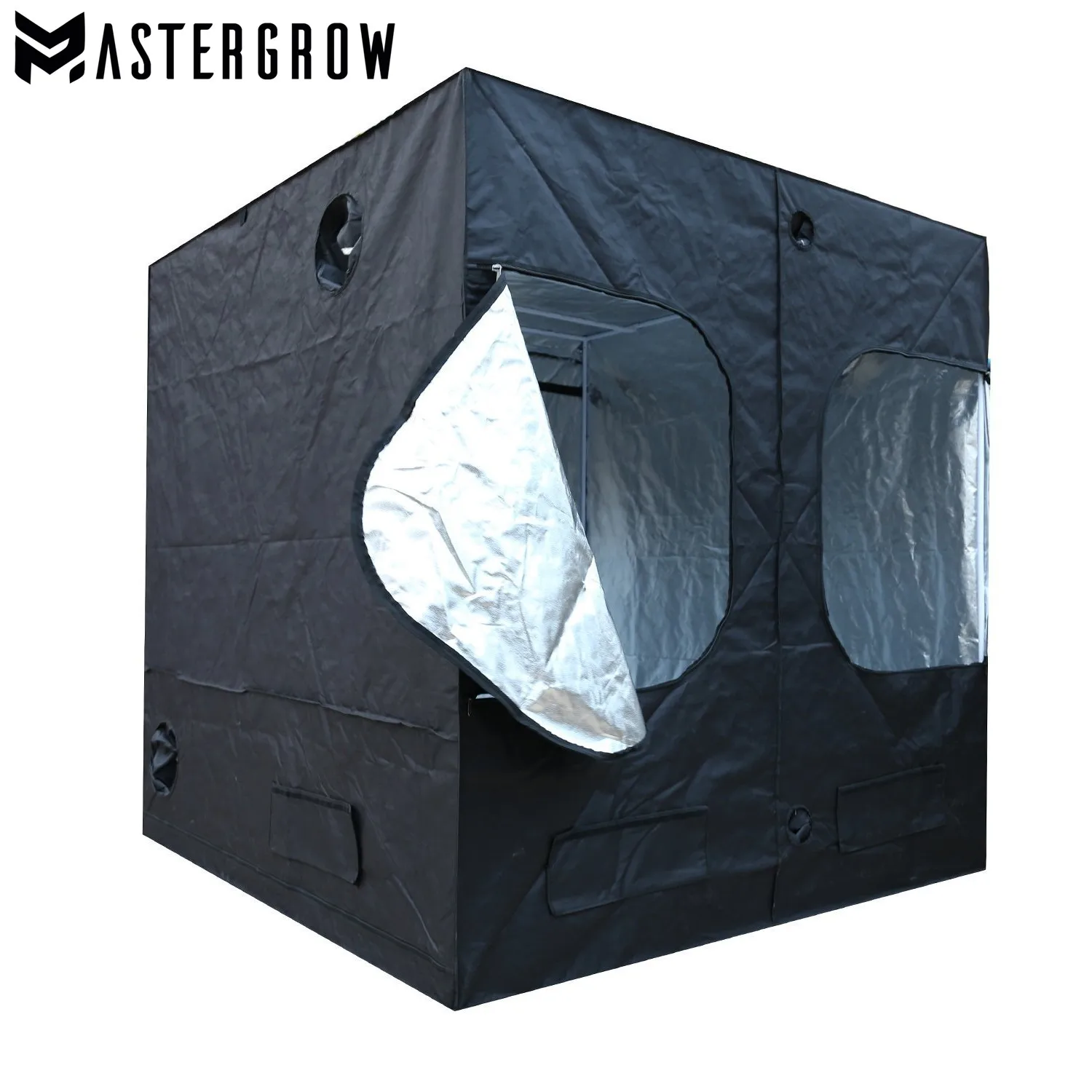 MasterGrow 200X200X200 см Крытый Гидропоника, шатер для выращивания, парник коробка растениеводства, светоотражающие майларовые нетоксичные садовые