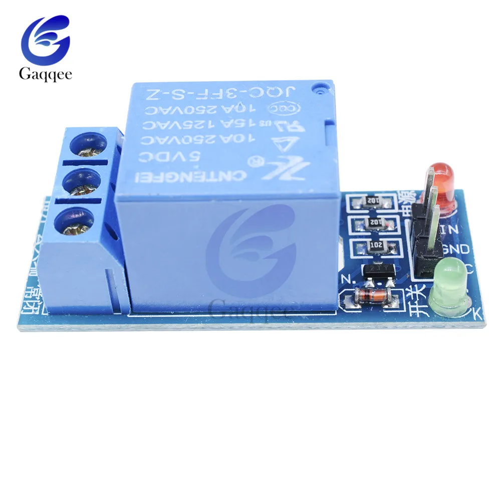 

10PCS/Lot DC 5V 1 Channel Low Level Trigger Relay Shield for Arduino AVR DSP ARM MCU DC AC 220V Interface Relay Power Shield