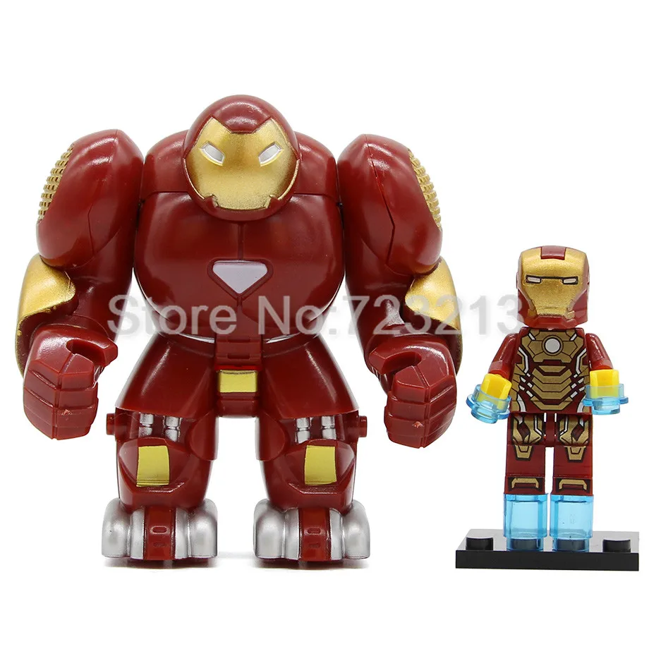 

Single Iron-Man Hulkbuster Figure Set Iron Man Super Heroes Marvel Avengers Building Blocks Model Bricks Kits Educational Toys