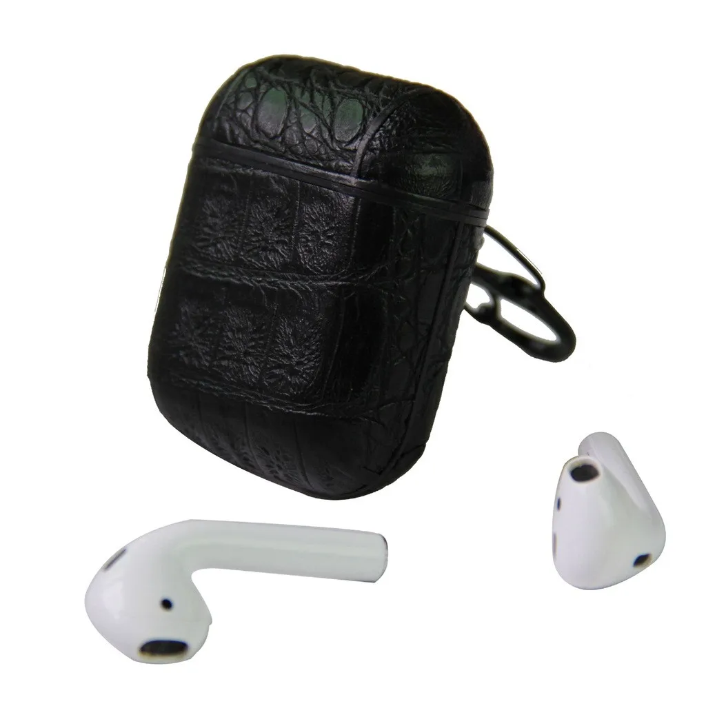 Кожаный чехол для Apple Airpods Air pods 1th защитный высококачественный 2019|Аксессуары