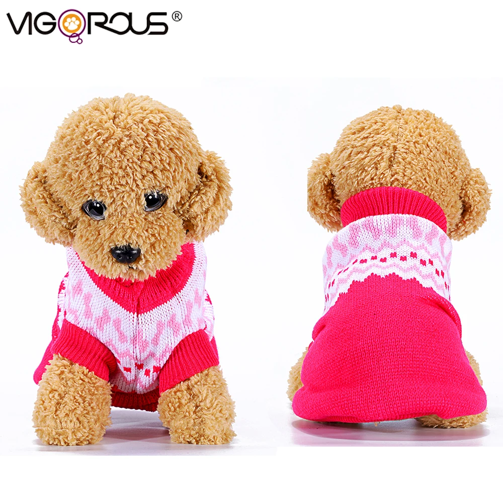 Pets Sweater Winter Warm Dog Clothes For Puppy Outfit Sweater Yorkies Dogs Clothes For Small Dogs Chihuahua Cats Products (8)