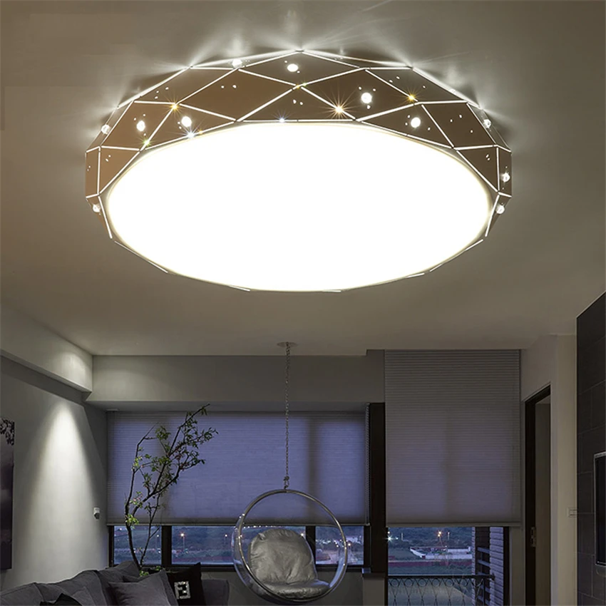 Современный светодиодный потолочный светильник с бриллиантами Звезда Луна потолочные лампы декоративные лампы спальня гостиная на потолок в фойе отеля лампы