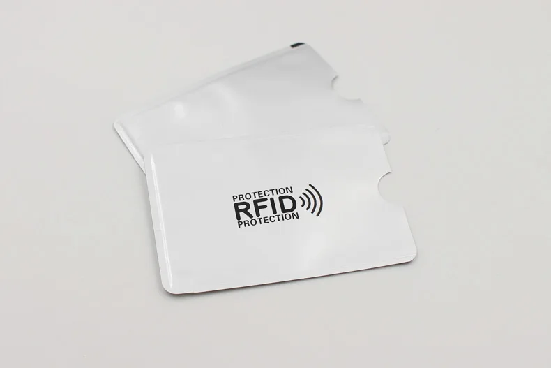 10 шт. алюминиевый Анти Rfid считыватель блокирующий банк кредитный мужской женский держатель для Карт Rfid защита кардридер металлический кредитный держатель для карт