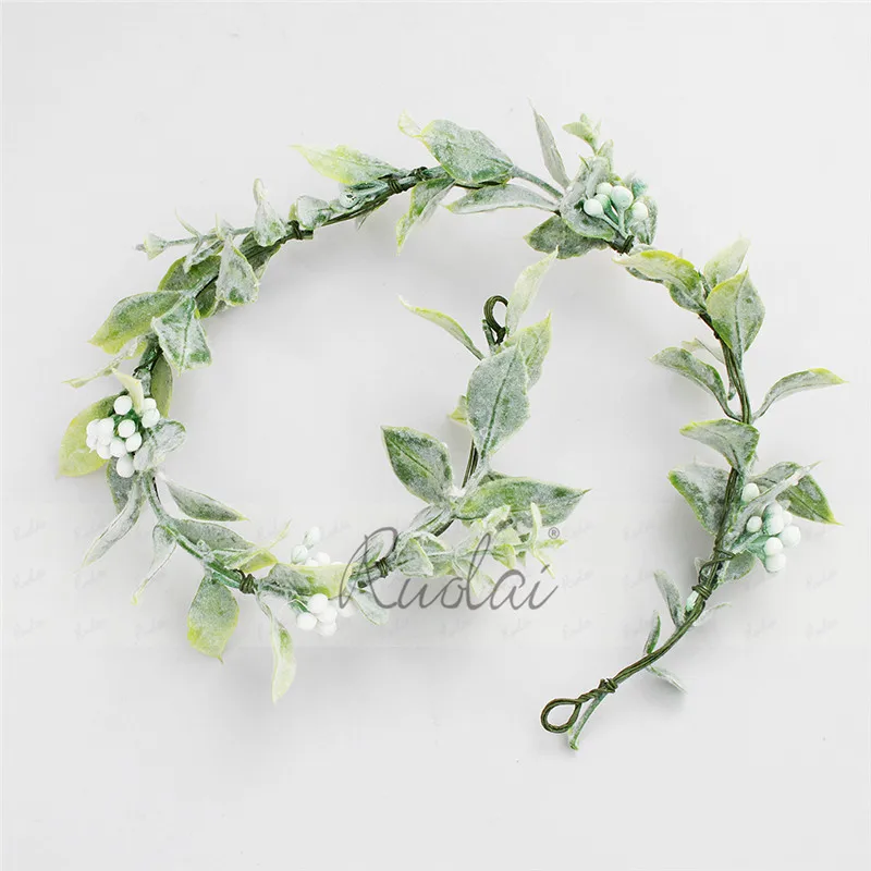 Bohemia Wedding Headbands Flower Hair Comb Green Leaves Wedding Accessories Bridal Headpieces Hair Decoration HD4