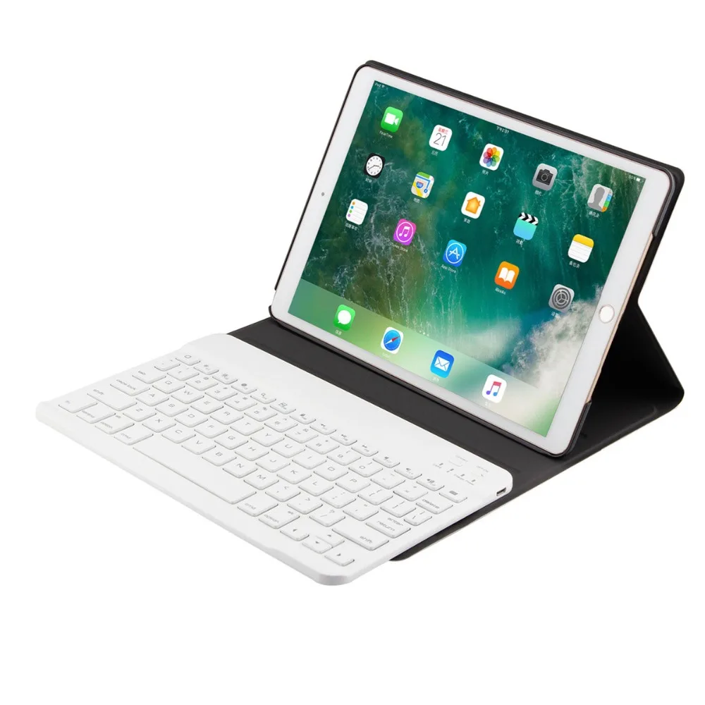 Kemile ультра тонкая клавиатура Bluetooth чехол для нового iPad 2018 со съемной клавиатура для iPad 2018 Новый чехол клавиатура-подставка