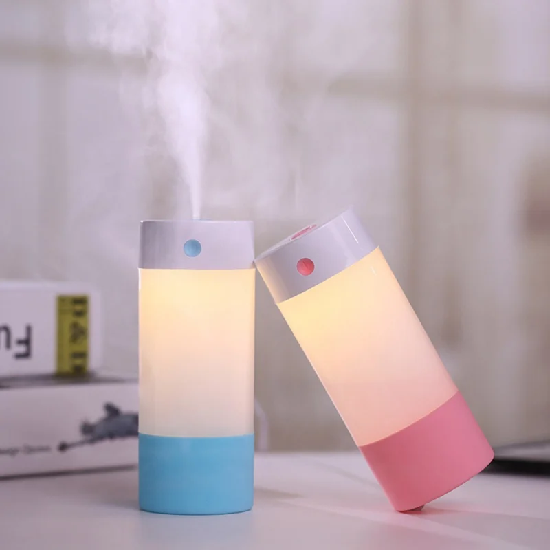 

New Ultrasonic Air Humidifier Essential Oil Diffuser 4 Color with Lights Electric Aromatherapy USB Humidifier Car Aroma Diffuser