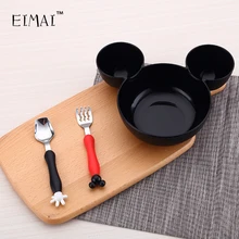 Cartoon Shape Children Dinnerware Set Baby Kid Tableware Fork Cutlery Sets Cartoon Fork Set AA55