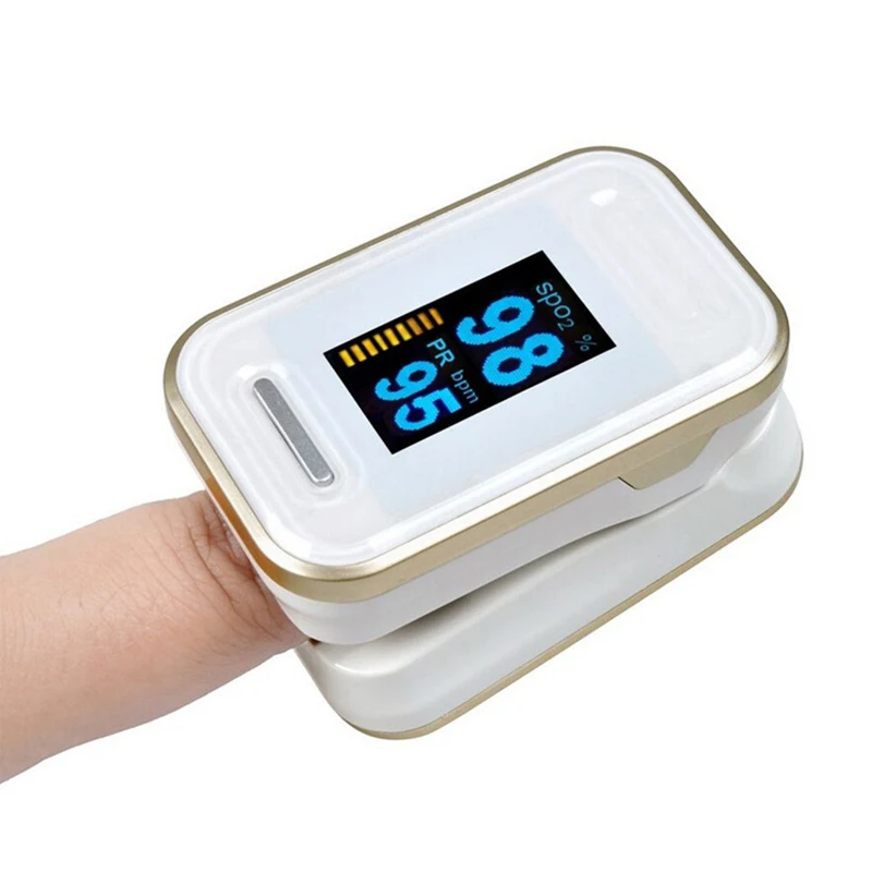 

Blood Pressure Oximeter FDA Certificated Household Portable OLED Fingertip Pulse Oximetry SPO2 PR Finger Blood Oxygen Monitor