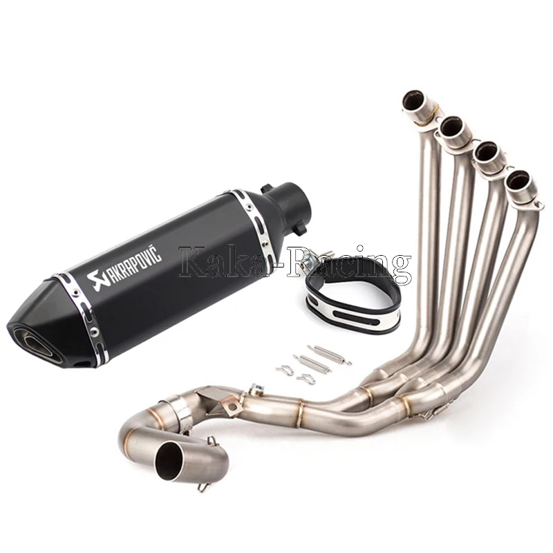 

Full System Motorcycle Exhaust Muffler Pipe for Honda CBR650F CBR650 CB650F (2014-2018) Header Link Pipe with Akrapovic Escape