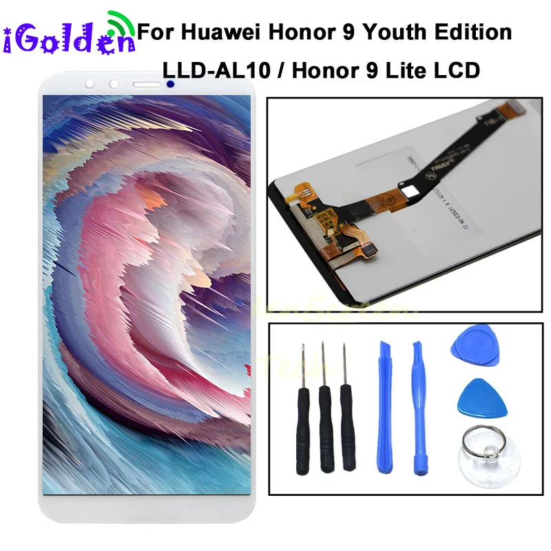 Для Huawei Honor 9 lite ЖК-дисплей для Youth Edtion кодирующий преобразователь сенсорного