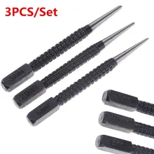 3 шт. 3/3" стальной металлический подпружиненный инструмент для маркировки отверстий сверхмощный центральный пробойник
