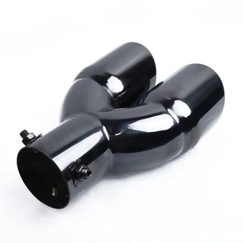 

Tip Pipe 2.5" Exhaust Inlet Car Parts Stainless Steel Dual Muffler Tail