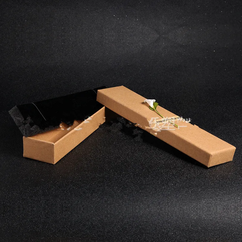 BYSPT 10 шт./лот ювелирные изделия ожерелье часы браслет крафт-бумага подарочные коробки квадратные ювелирные наборы дисплей коробка цветок