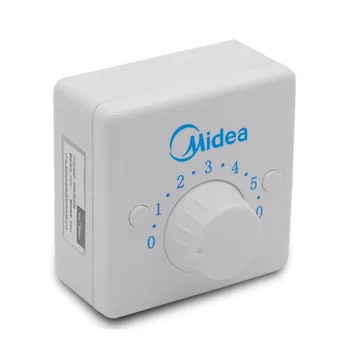 

High quality high power ceiling fan capacitor 5 level speeder wall switch 220V 50HZ 60HZ motor speed controller free shipping