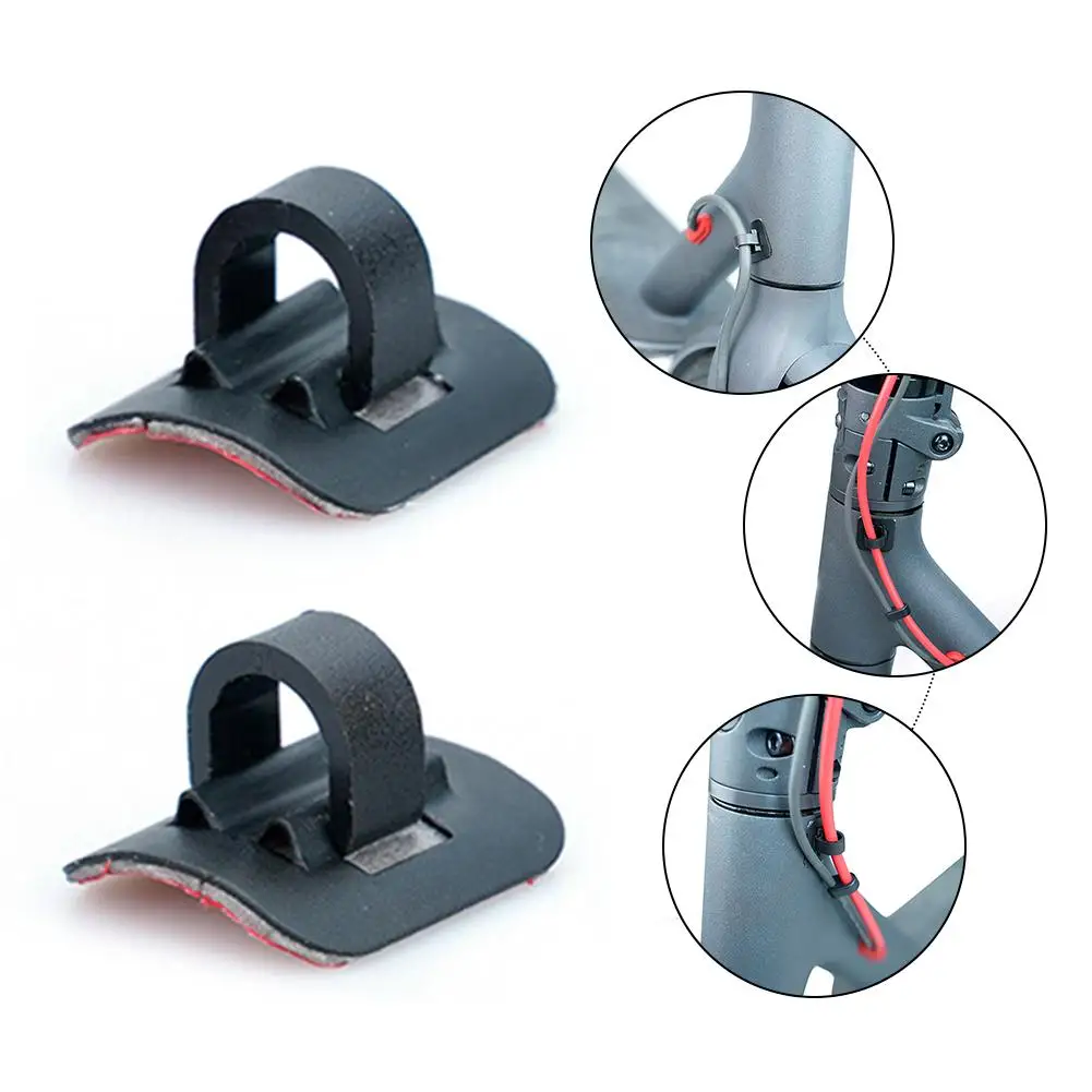 Best For Xiaomi Mijia M365 2PCS Pro Scooter Alloy Cable Tie Buckle Organizer Electric Scooter Skateboard Accessories 2