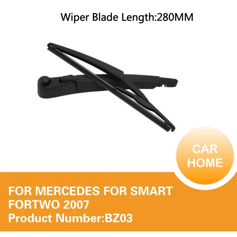 FOR MERCEDES FOR SMART FORTWO REAR WIPER ARM AND BLADE SET 2007 NEWin