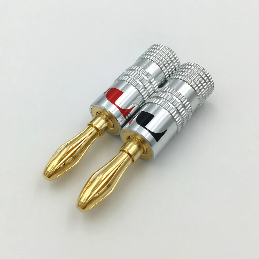 Динамик Nakamichi 4 мм золотой динамик 24 К 10 шт.|connector 4mm|connectors goldconnector jack |