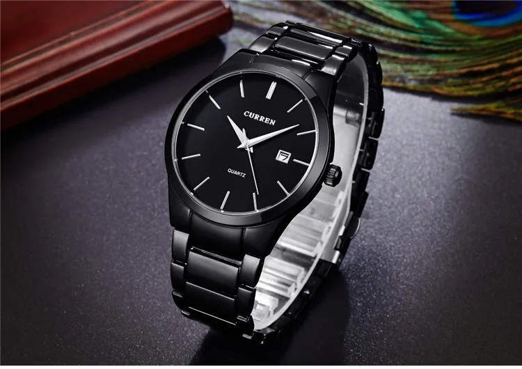 2018 Fashion CURREN Watches Sport Steel Clock Top Quality Military Men's Male Luxury Gift Wrist Quart Watches relogio masculino