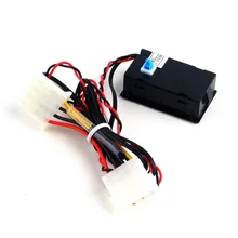 Цифровой термометр ЖК-метр Индикатор детектора PC Car Mod C/F Molex Панель Крепление с голубой подсветкой дисплей