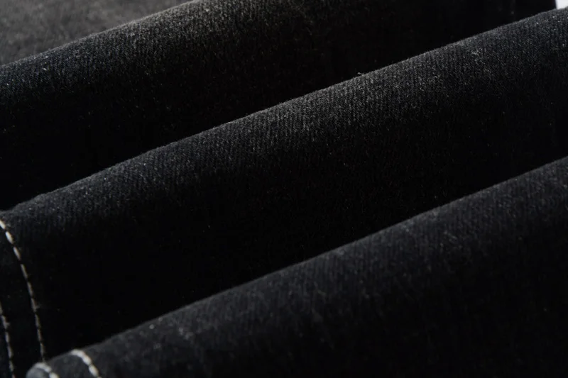 Fashion Classical Men Jeans Elastic Denim Pencil Pants Simple Black Skinny Jeans Men Big Size Streeetwear Hip Hop Jeans homme
